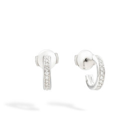 Weißgold, Ohrringe, Pomellato Ohrringe Pomellato Together POB8110O2WHRDB000