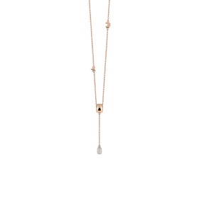 Roségold, Halsschmuck, Al Coro La Piazza Collier NC307WR