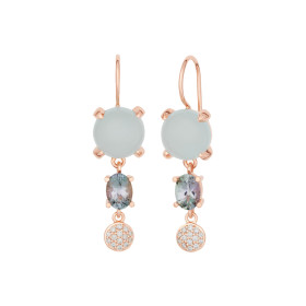         Roségold, Ohrringe, Bron Catch Ohrschmuck 8OR4891AQCTBBR