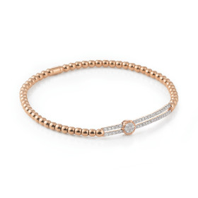 Weißgold, Armschmuck, Al Coro Stretchy Armband A354R