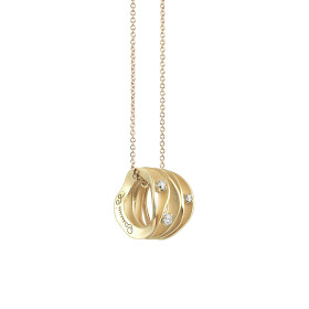 Gelbgold, Halsschmuck, Annamaria Cammilli Dune Halskette GPE2446U