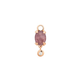Roségold, Ohrringe, Bron Catch Einhänger 8OR4871SASBR