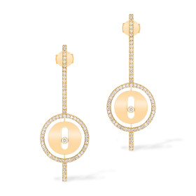 Gelbgold, Ohrringe, Messika Lucky Move Arrow Ohrring 07516-YG