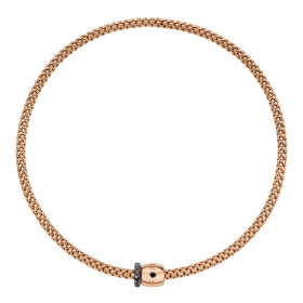         Roségold, Halsschmuck, FOPE Solo Flex'it Halskette 62606CX_PN_R_X1X_040