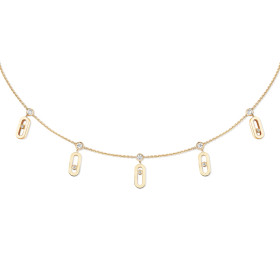         Gelbgold, Halsschmuck, Messika Move Uno Choker mit Quaste 14588-YG
