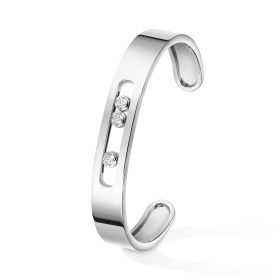 Weißgold, Armschmuck, Messika Move Joaillerie Armspange, Ref: 13586-WG