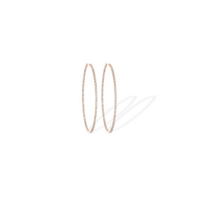 Roségold, Ohrringe, Messika Créoles Gatsby S 04686-PG