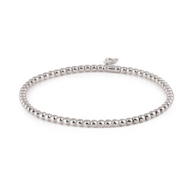Weißgold, Armschmuck, Al Coro Stretchy Armband A352W