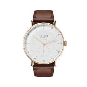Unisex, NOMOS Glashütte Metro Roségold neomatik 39 1180