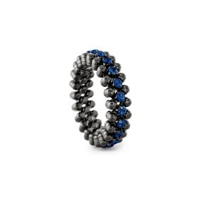 Weißgold, Ringe, Serafino Consoli Brevetto Multi-Size Ring RMS 3M2 BG BS