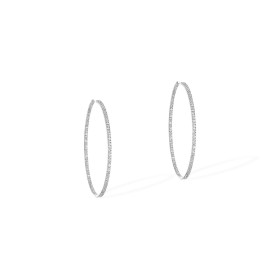         Weißgold, Ohrringe, Messika Gatsby Small Hoop Creolen 04686-WG