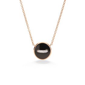 Roségold, Halsschmuck, Pomellato Pom Pom Dot Halskette PCC4030O7WHRDB0ON