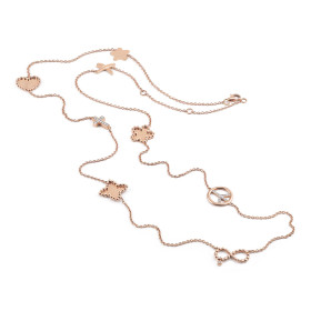 Roségold, Halsschmuck, Al Coro Palladio Collier C248R80