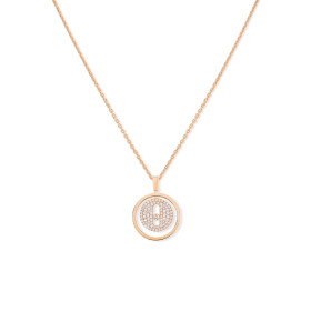         Roségold, Halsschmuck, Messika Lucky Move PM Pavé Collier 07397-PG