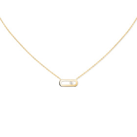         Gelbgold, Halsschmuck, Messika Move Uno Halskette 14613-YG