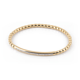 Gelbgold, Armschmuck, Al Coro Stretchy Uomo Armband A361G20