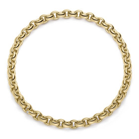 Gelbgold, Halsschmuck, IsabelleFa Collier "ChaCha 11" 04111/45BKL-GG