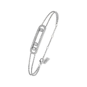 Weißgold, Armschmuck, Messika Move Classique Pavé Armband 03995-WG