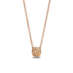 Weißgold, Halsschmuck, Pomellato Nudo Petit Halskette mit Anhänger PCC2601O6000DBR00