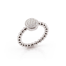 Weißgold, Ringe, Al Coro Palladio Ring NR3701W