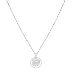 Weißgold, Halsschmuck, Messika Lucky Move MM Pavé Collier 07395-WG
