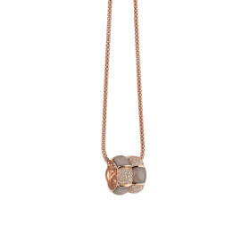 Roségold, Halsschmuck, Al Coro La Piazza Anhänger NP569SQR