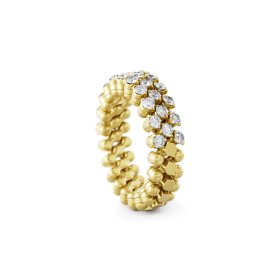 Gelbgold, Ringe, Serafino Consoli Brevetto Multi-Size Ring RMS 3H2 YG WD