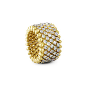 Gelbgold, Ringe, Serafino Consoli Brevetto Multi-Size Ring, Ref: RMS 7M2 YG WD