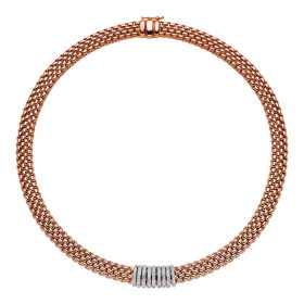 Weißgold, Halsschmuck, FOPE Panorama Collier mit Diamanten 58812CX_PB_R_XBX_042