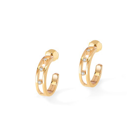         Gelbgold, Ohrringe, Messika Move Classique Hoop Ohrringe 04407-YG
