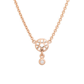 Roségold, Halsschmuck, Bron Toujours Ajour Halskette 8CR4419BR