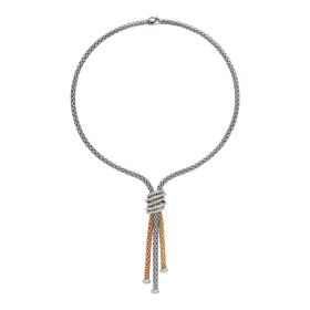 Weißgold, Halsschmuck, FOPE Solo Halskette mit Diamanten 65106CX_PB_B_RBG_043