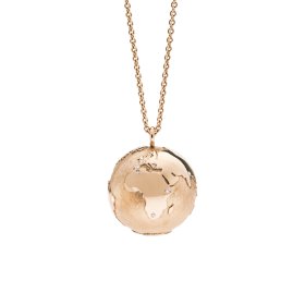 Rotgold, Halsschmuck, Schmuckwerk Halskette Meine Welt OH134-RG