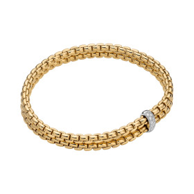 Weißgold, Armschmuck, FOPE Eka Flex'it Armband, Ref: 75501BX_BB_G_XBX_0XS
