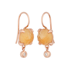 Roségold, Ohrringe, Bron Catch Ohrhänger 8OR4878CIRBR