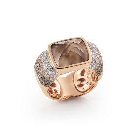 Roségold, Ringe, Al Coro La Piazza Ring NR9457SQBWR