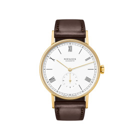  NOMOS Glashütte Ludwig Gold Emailleweiß Doré, Ref: 216