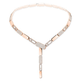 Roségold, Halsschmuck, Messika Imperial Move Y-Halskette 14220-PG