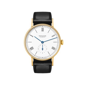  NOMOS Glashütte Ludwig Gold Emailleweiß, Ref: 215