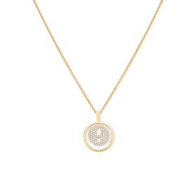         Gelbgold, Halsschmuck, Messika Lucky Move PM Pavé Collier 07397-YG