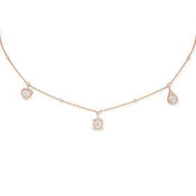         Roségold, Halsschmuck, Messika My Twin Trio Halskette 11945-PG