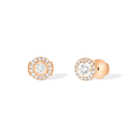 Roségold, Ohrringe, Messika Joy Diamants Ronds X2 Ohrringe 06991-PG
