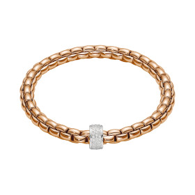 Weißgold, Armschmuck, FOPE Eka Flex'it Armband mit Diamantpavé, Ref: 70405BX_PB_R_XBX_00L
