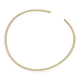 Gelbgold, Halsschmuck, IsabelleFa Halsreif Flix.Flex Oval 7 12027-03-5-2HLR-GG