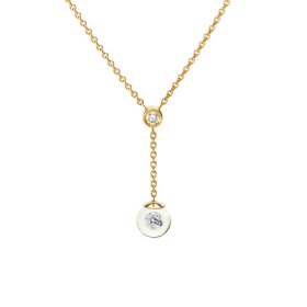 Rotgold, Halsschmuck, Schmuckwerk Glasklar Halskette DH967-RG