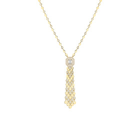Gelbgold, Halsschmuck, Messika D-Vibes Halskette 13175-YG