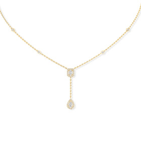         Gelbgold, Halsschmuck, Messika My Twin Tie Halskette 06693-YG