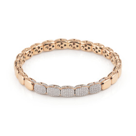 Roségold, Armschmuck, Al Coro La Piazza Armband NBF619WR
