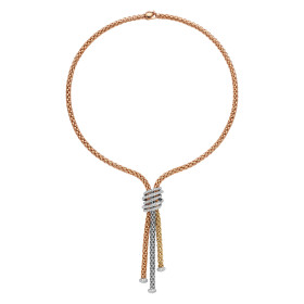 Weißgold, Halsschmuck, FOPE Solo Collier 65106CX_PB_G_RBG_043