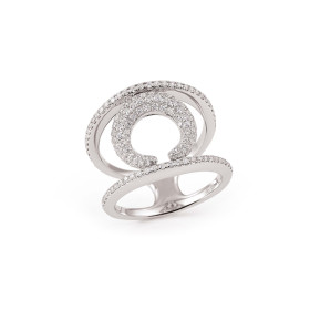 Weißgold, Ringe, Al Coro Mezzaluna Ring NR8369WW